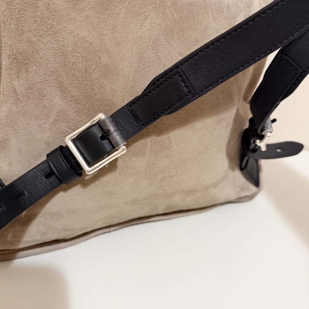 rag & bone Suede Taupe Backpack - Picture 13 of 16